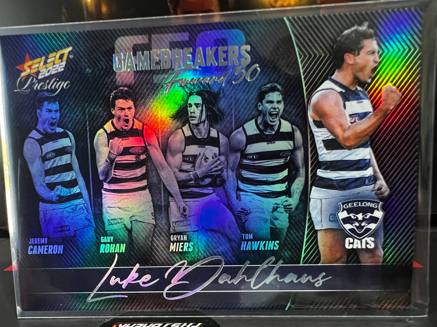 Luke Dahlhaus - Geelong - 2022 - Footy Stars Prestige - Gamebreakers - 624/750