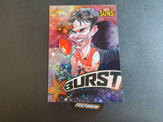 Jack Bowes - Gold Coast - 2020 - Footy Stars - Galactic Starburst - 66/210