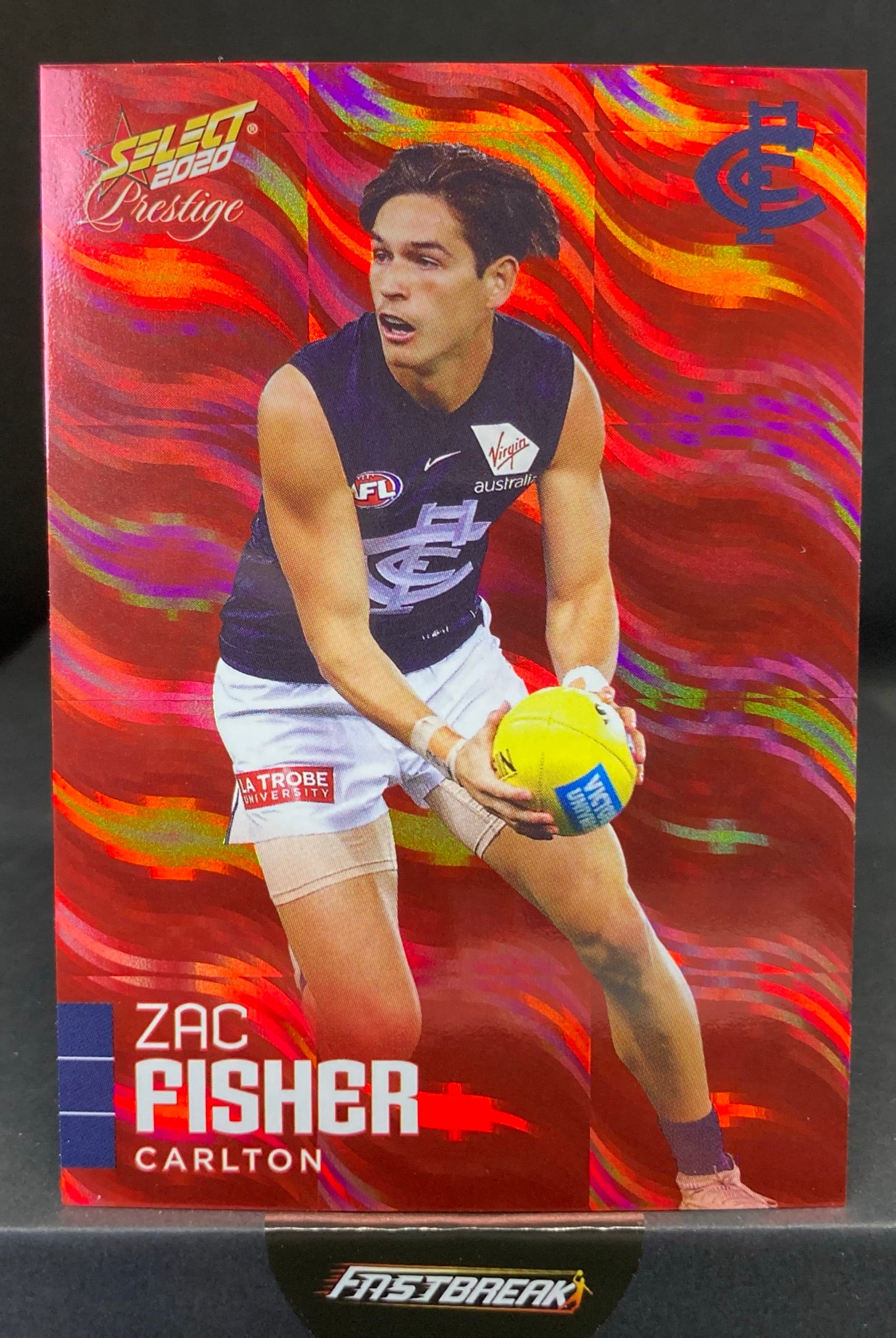 Zac Fisher - Carlton - 2020 - FS Prestige - Red Paralell - 74/170