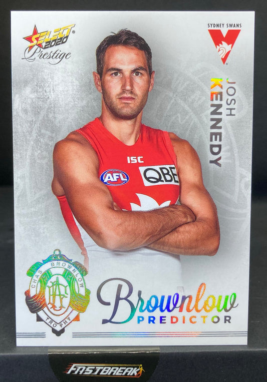 Josh Kennedy - Sydney - 2020 - FS Prestige - Brownlow Predictor - 44/60
