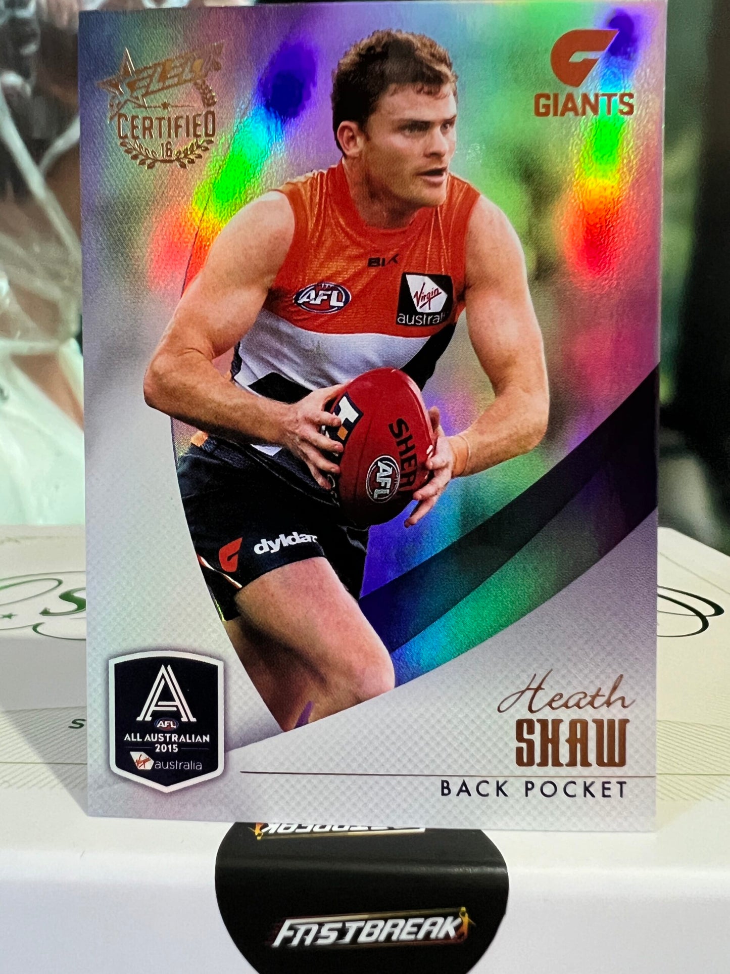 Heath Shaw - GWS - 2016 - Certified - All Australian -