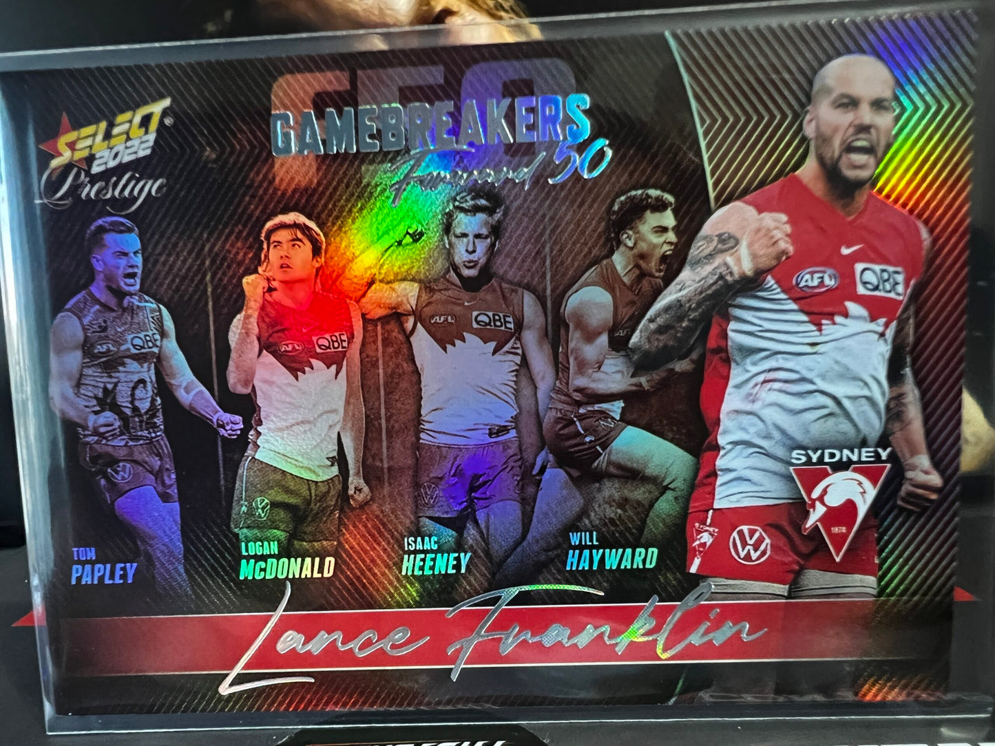 Lance Franklin - Sydney - 2022 - Footy Stars Prestige - Gamebreakers - 220/750