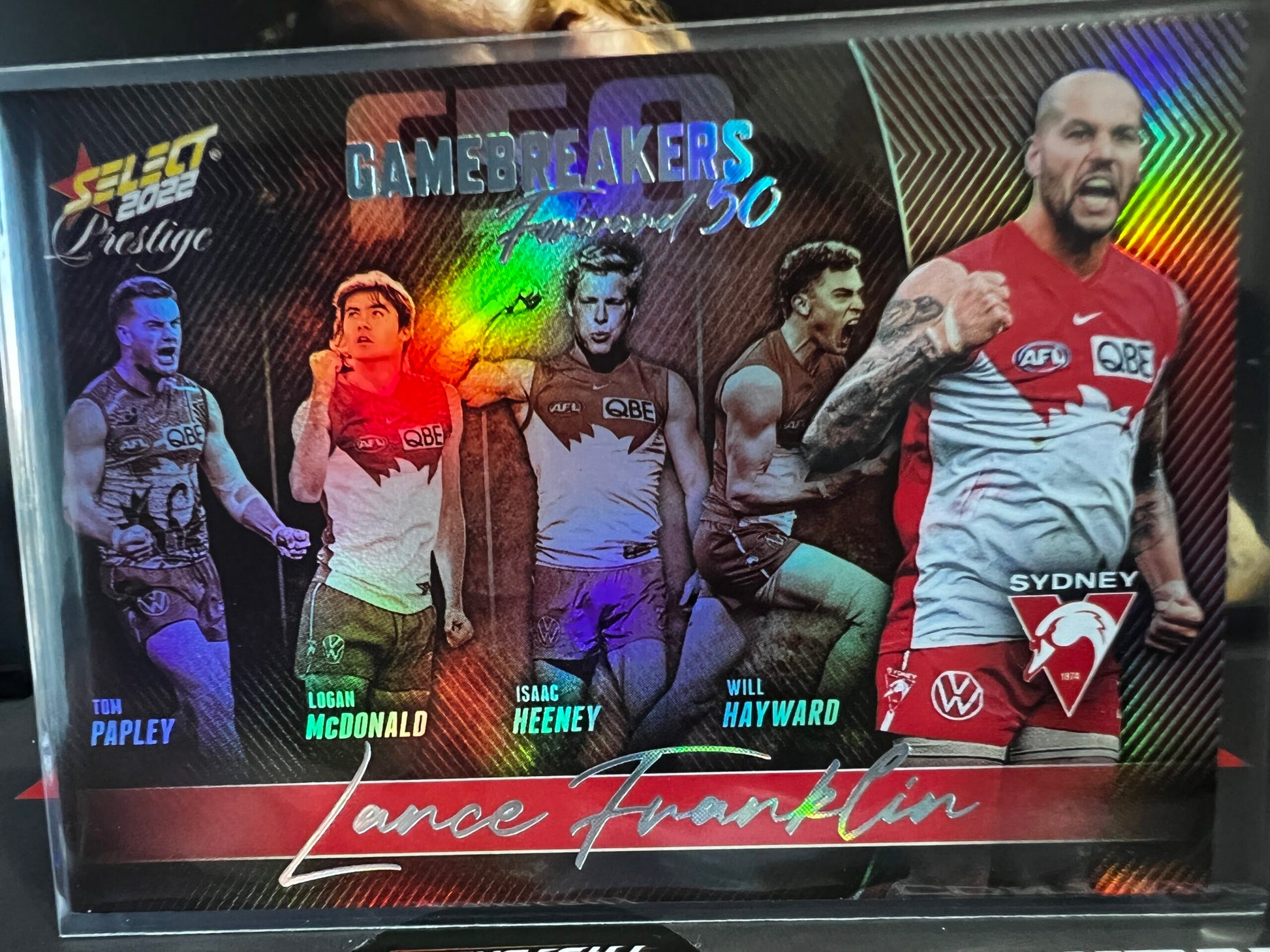 Lance Franklin - Sydney - 2022 - Footy Stars Prestige - Gamebreakers - 220/750