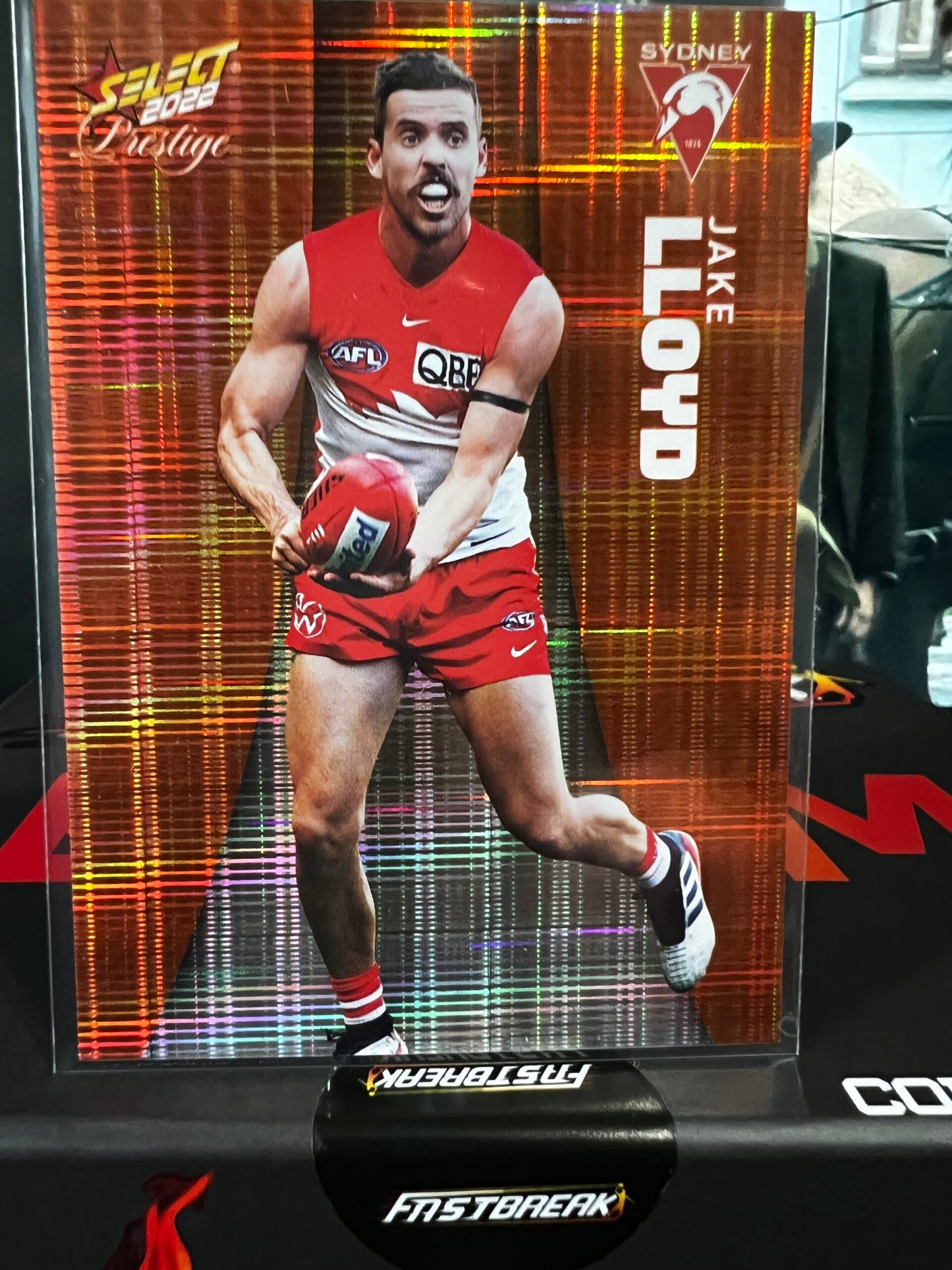 Jake lloyd - Sydney - 2022 - Footy Stars Prestige - Orange Parallel - 05/210