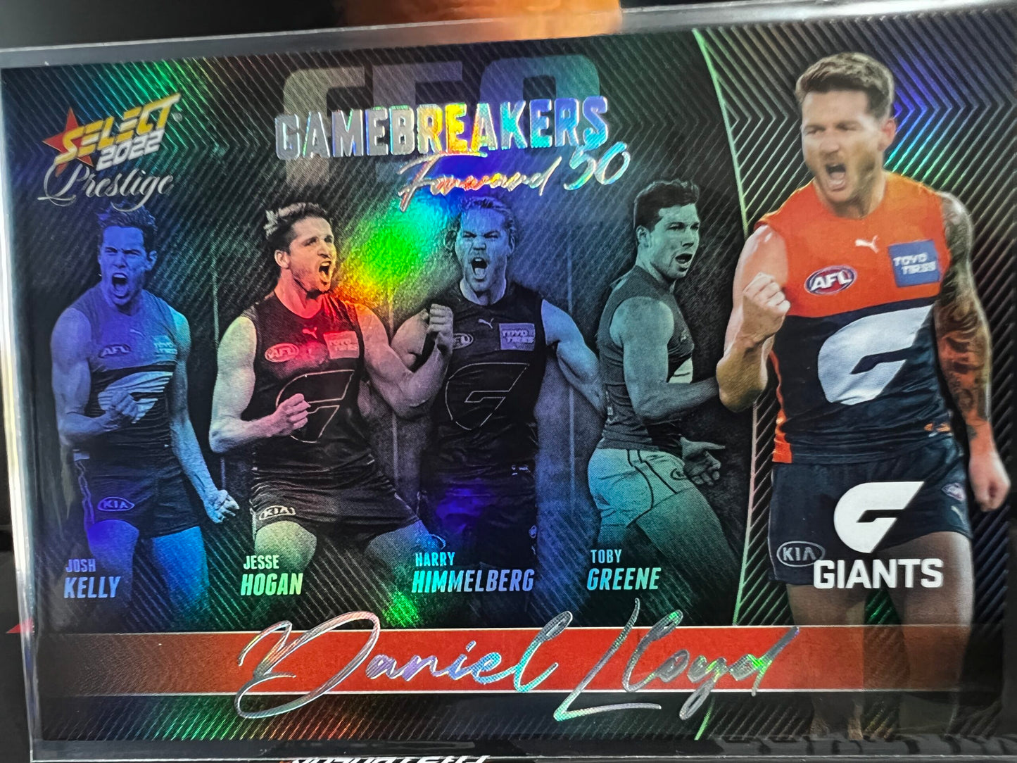 Daniel Lloyd - GWS - 2022 - Footy Stars Prestige - Gamebreakers - 252/750