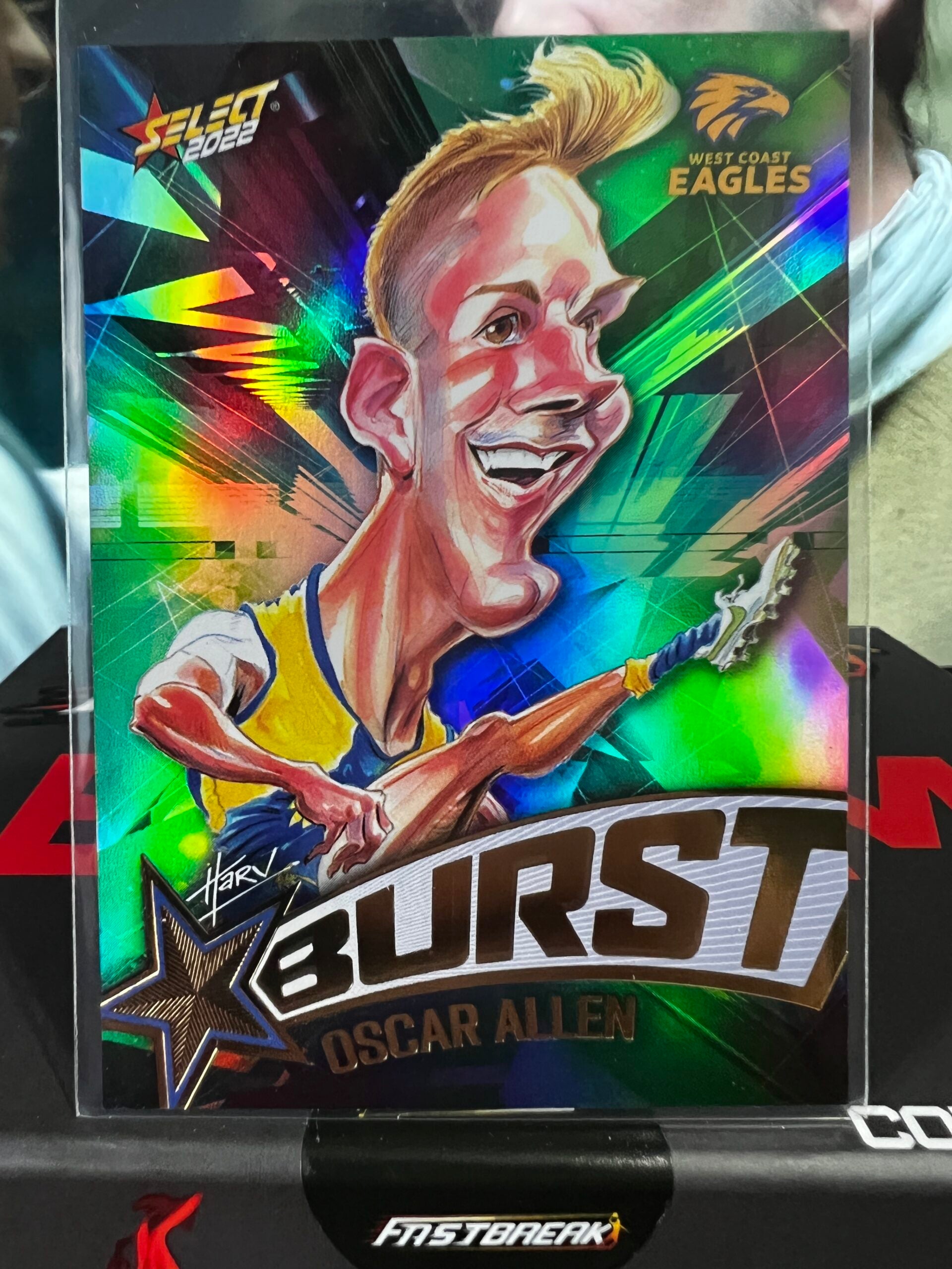Oscar Allen - West Coast - 2022 - Footy Stars  - Starter Pack Burst -