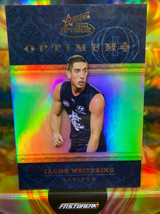 Jacob Weitering - Carlton - 2021 - Optimum - Optimum + Paralell - 75/115