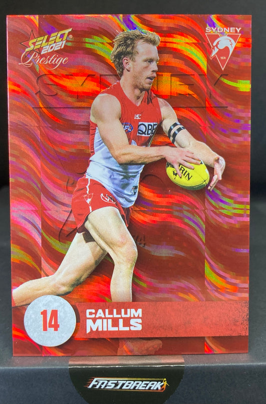 Callum Mills - Sydney - 2021 - FS Prestige - Red Paralell - 156/210