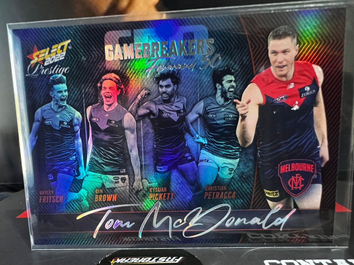 Tom McDonald - Melbourne - 2022 - Footy Stars Prestige - Gamebreakers - 190/750