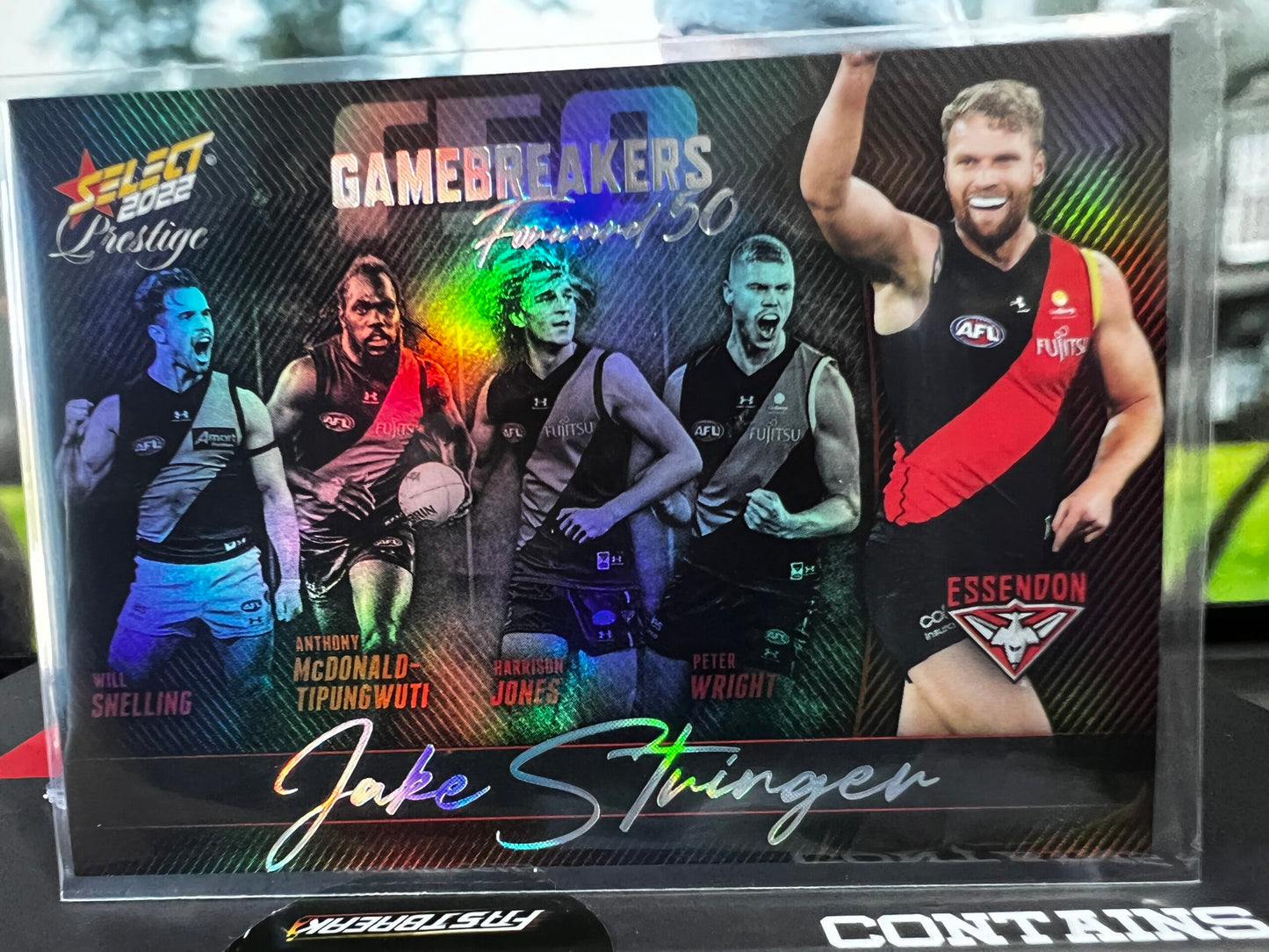 Jake Stringer - Essendon - 2022 - Footy Stars Prestige - Gamebreakers - 636/750