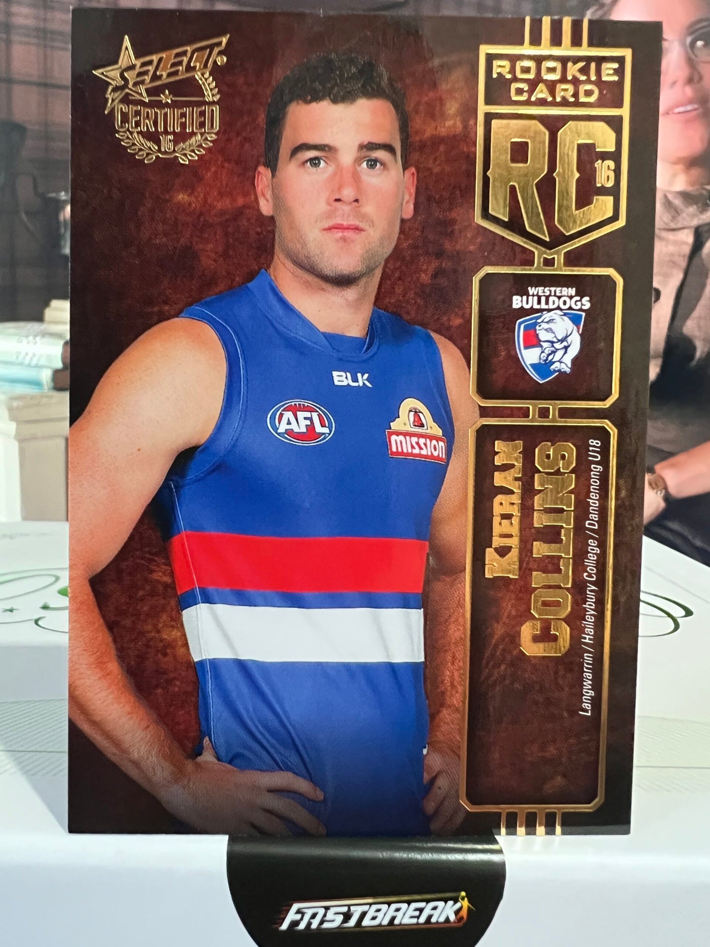 Kieran Collins - Western Bulldogs - 2016 - Certified - Rookie Card - 232/240