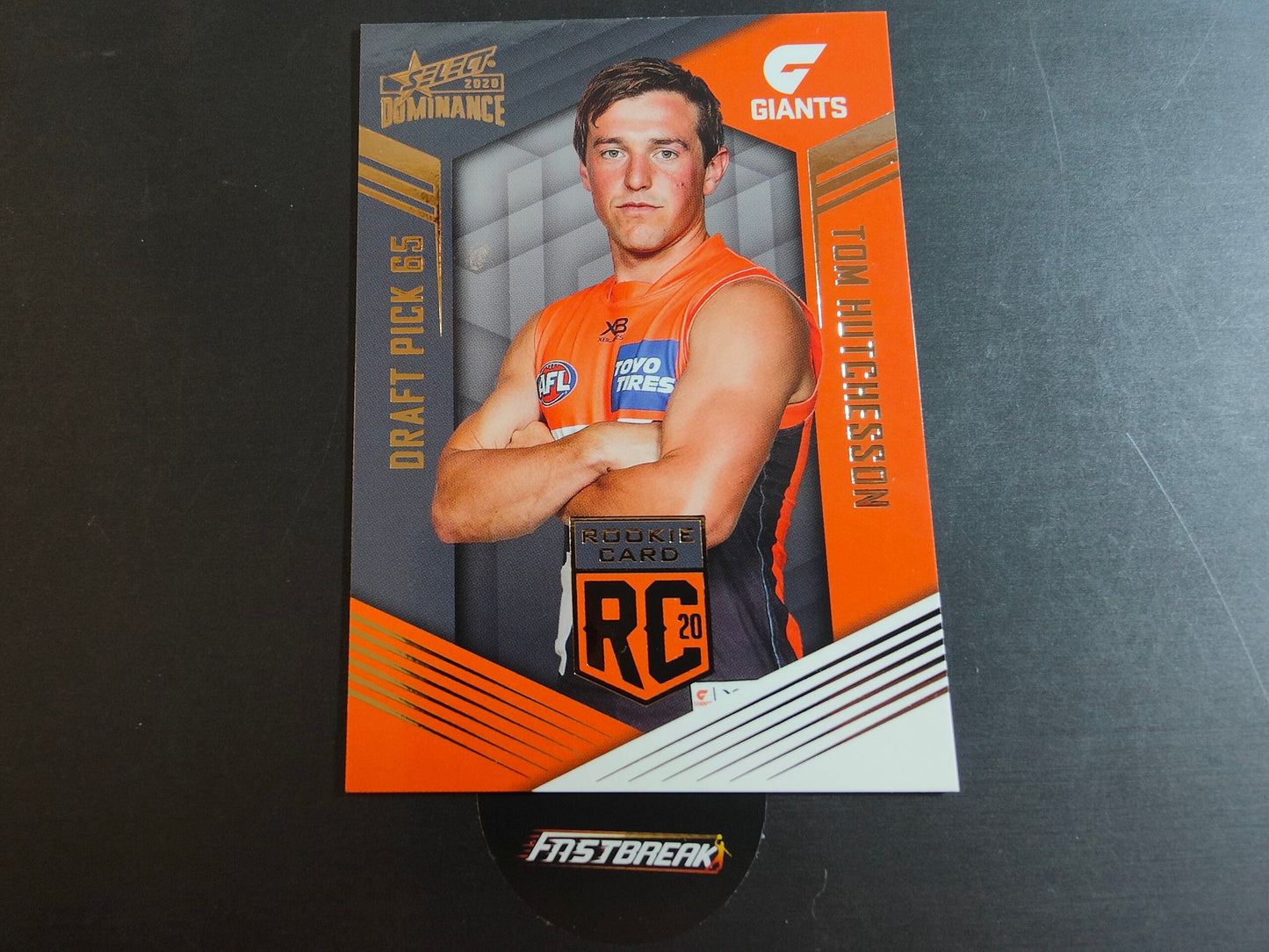 Tom Hutchesson - GWS - 2020 - Dominance - Rookie Card - 162/295