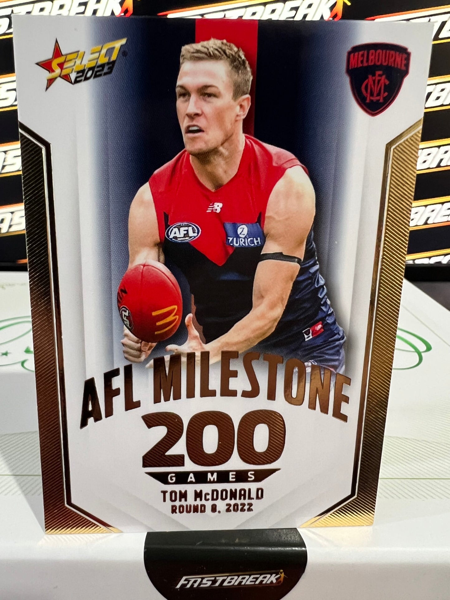 Tom McDonald - Melbourne - 2023 - Footy Stars - Milestone -