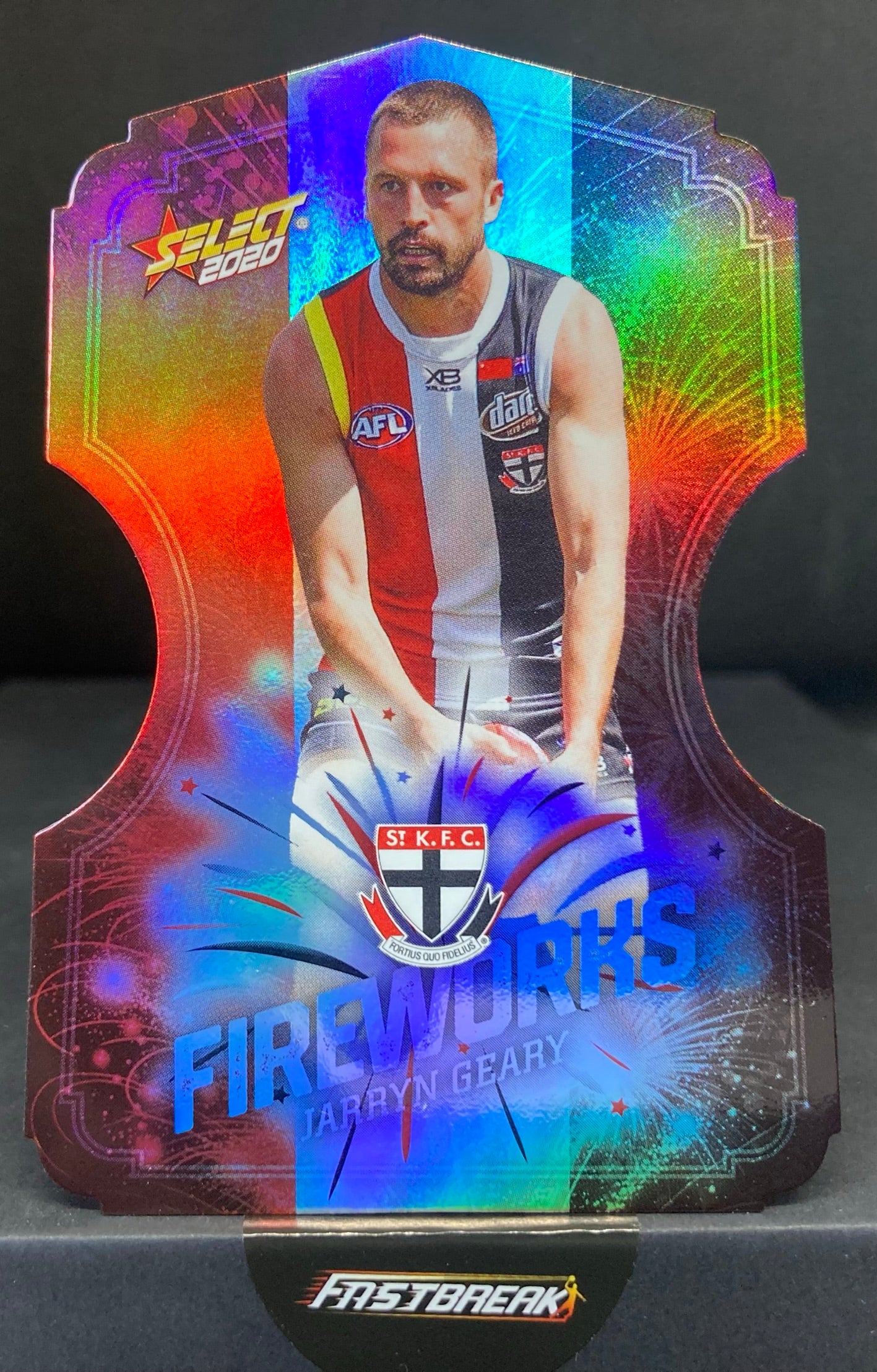Jarryn Geary - St Kilda - 2020 - Footy Stars - Fireworks - 98/210