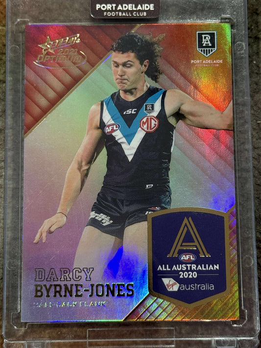 Darcy Byrne-Jones Port Adelaide 2021 Optimum All Australian 28/65