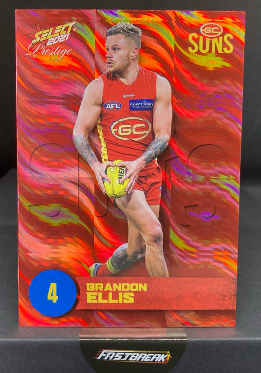 Brandon Ellis - Gold Coast - 2021 - FS Prestige - Red Paralell - 44/210
