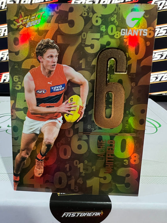 Lachie Whitfield - GWS - 2023 - Footy Stars - Numbers - 72/255
