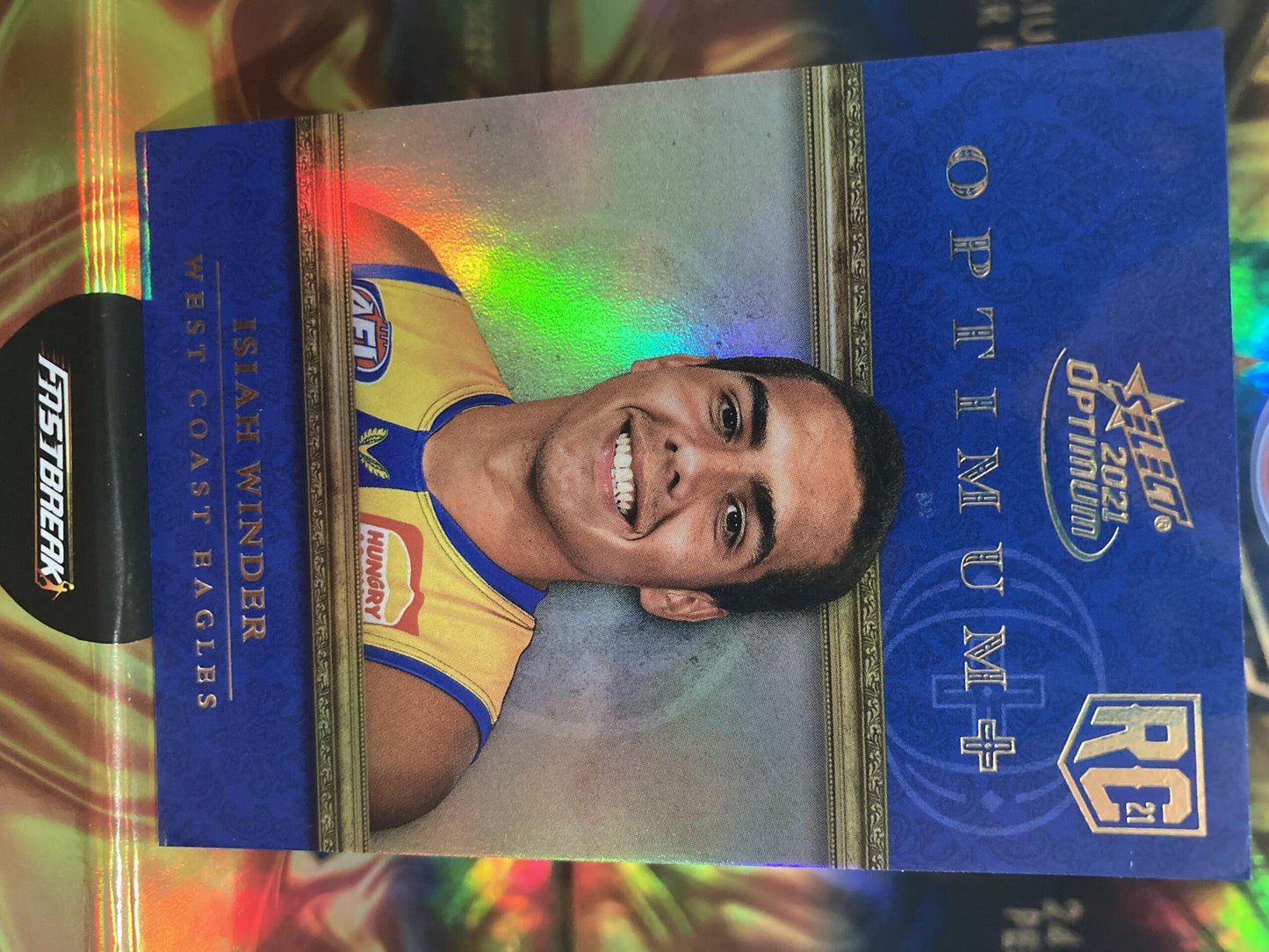 Isiah Winder - West Coast - 2021 - Optimum - Rookie Card Optimum + - 113/115