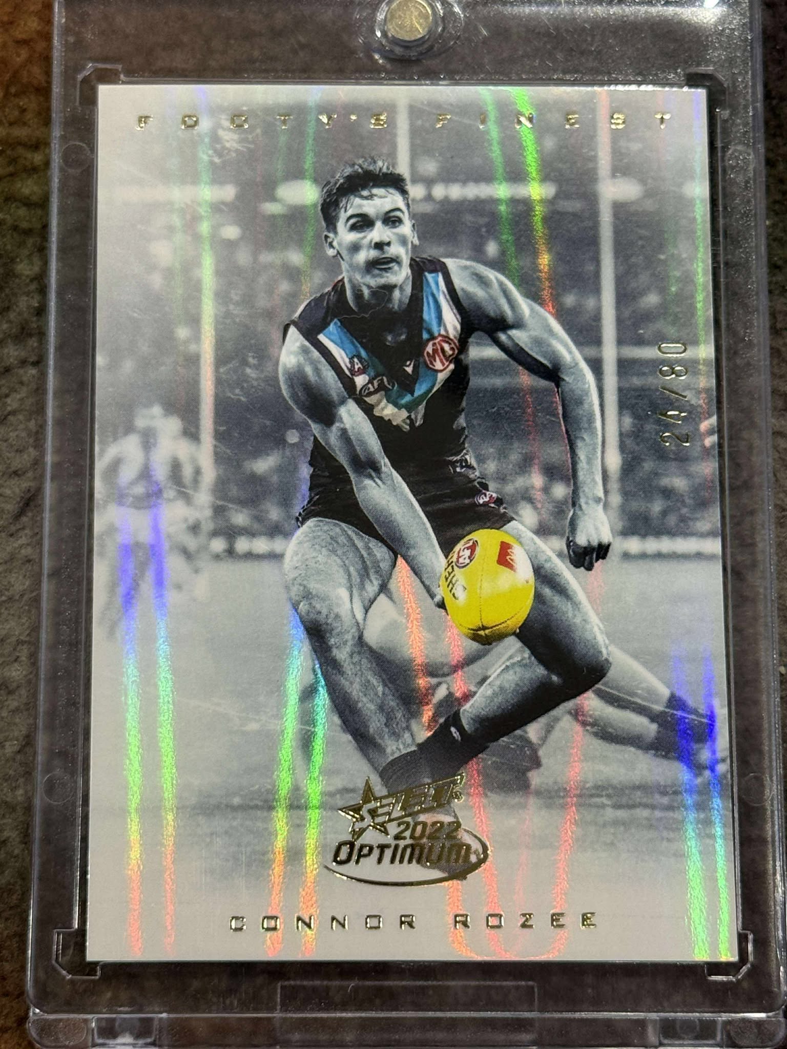 Connor Rozee Port Adelaide 2022 Optimum Footys Finest 24/80