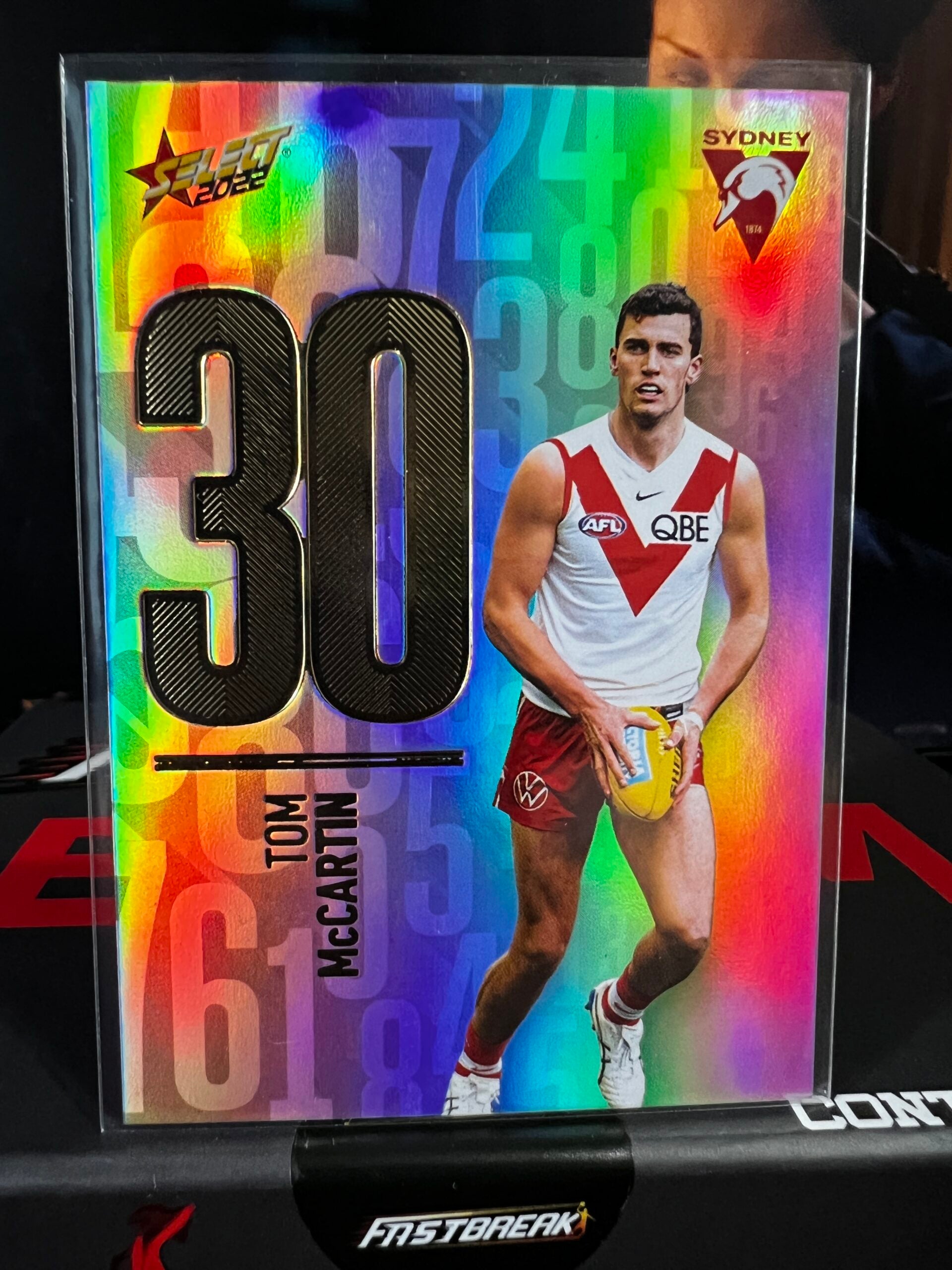 Tom McCartin - Sydney - 2022 - Footy Stars  - Daylight Numbers - 159/190