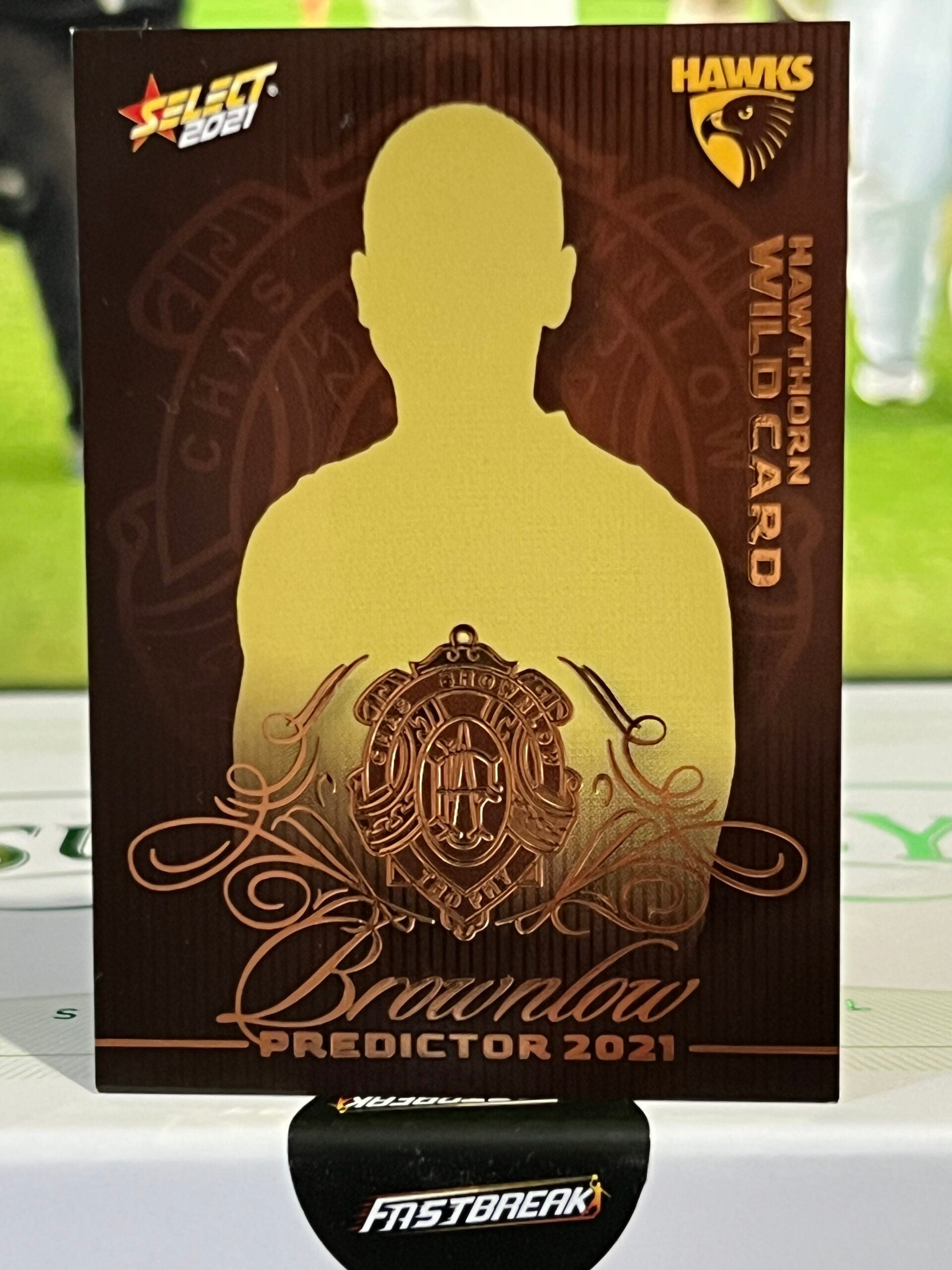 Wild Card - Hawthorn - 2021 - Footy Stars - Gold Brownlow Predictor - 114/140