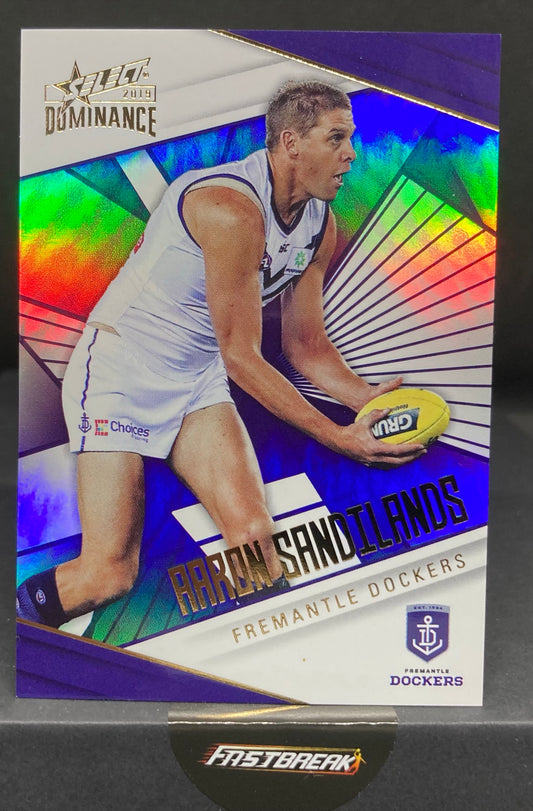 Aaron Sandilands - Fremantle - 2019 - Dominance - Holofoil - 81/350
