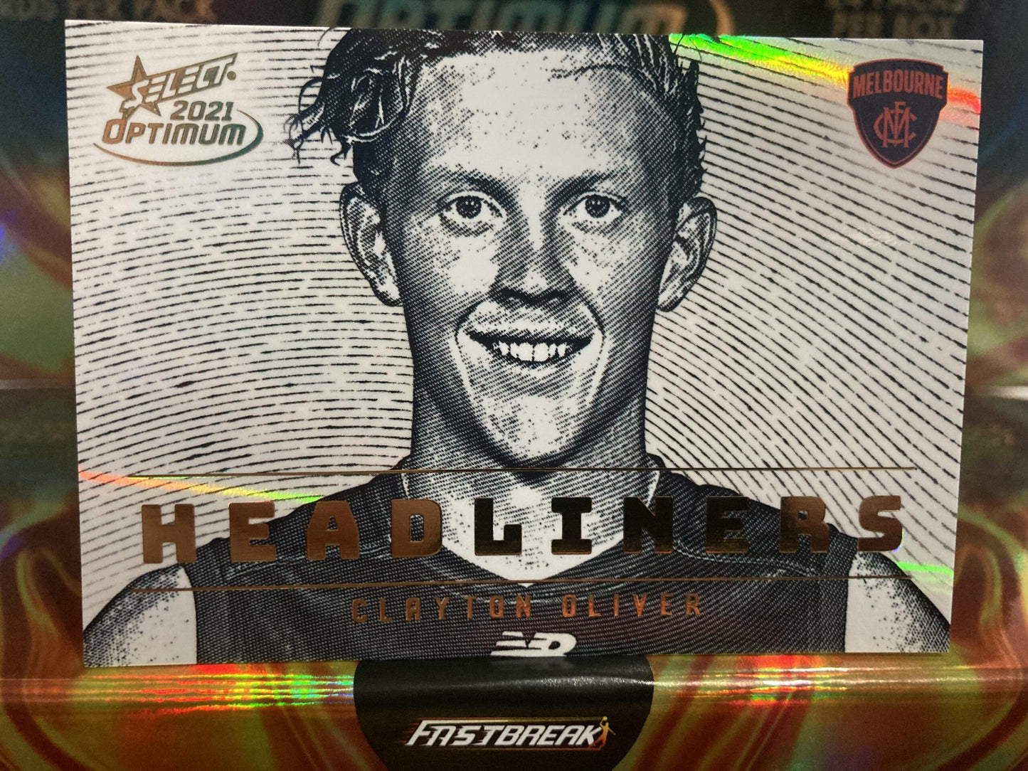 Clayton Oliver - Melbourne - 2021 - Optimum - Headliner - 77/95