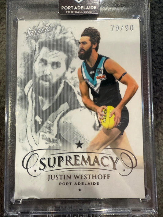 Justin Westhoff Port Adelaide 2019 Supremacy Base 79/90