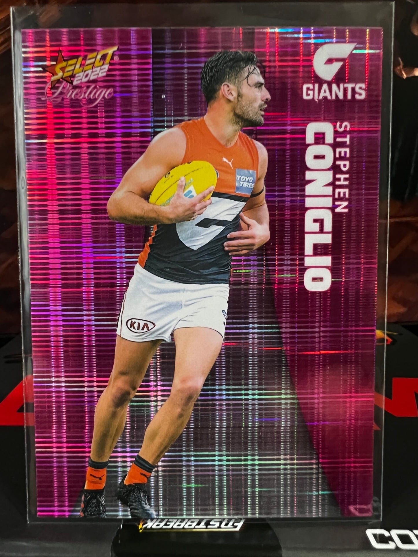 Stephen Coniglio - GWS - 2022 - Footy Stars Prestige - Pink Parallel - 24/325