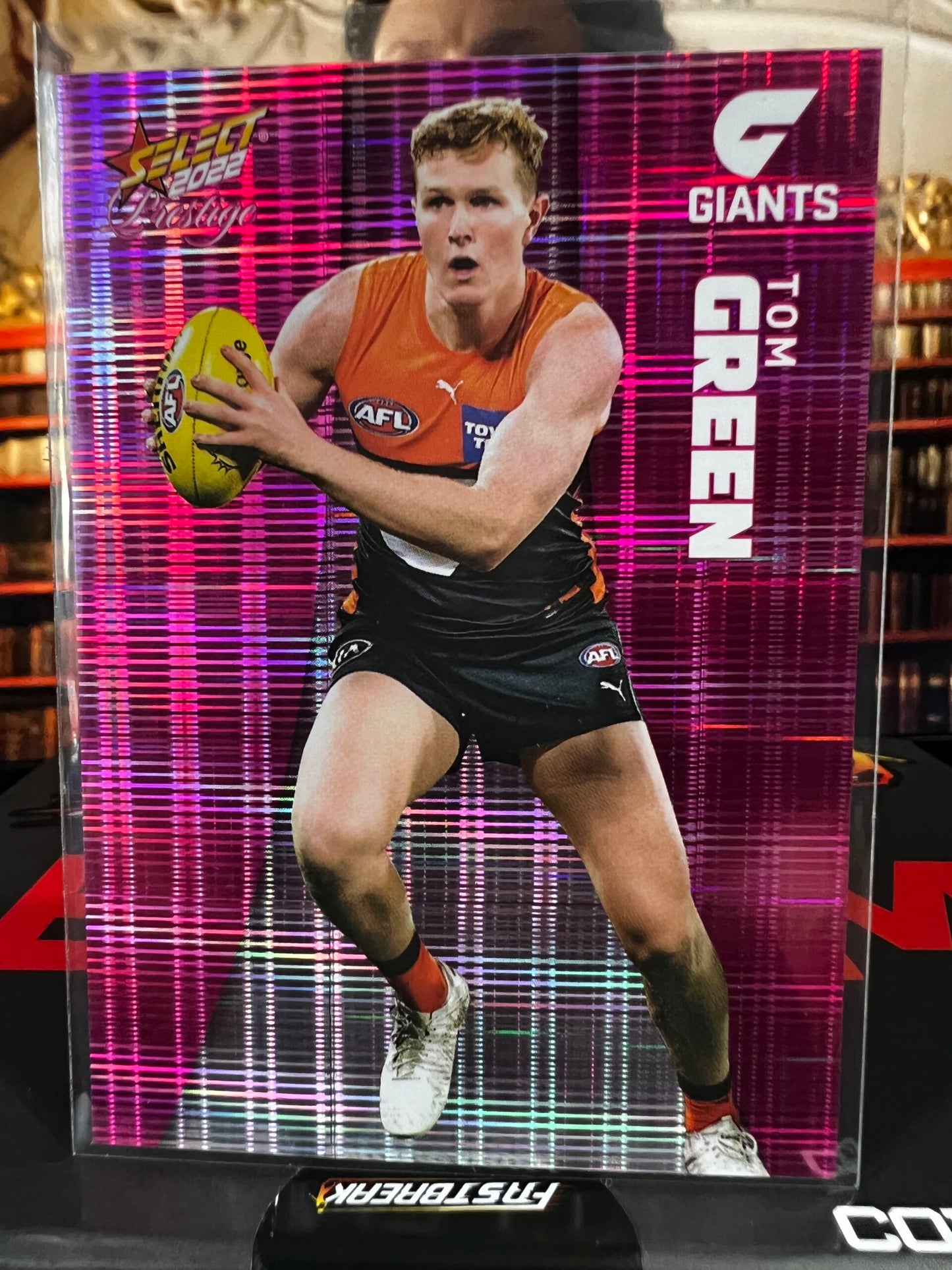 Tom Green - GWS - 2022 - Footy Stars Prestige - Pink Parallel - 245/325