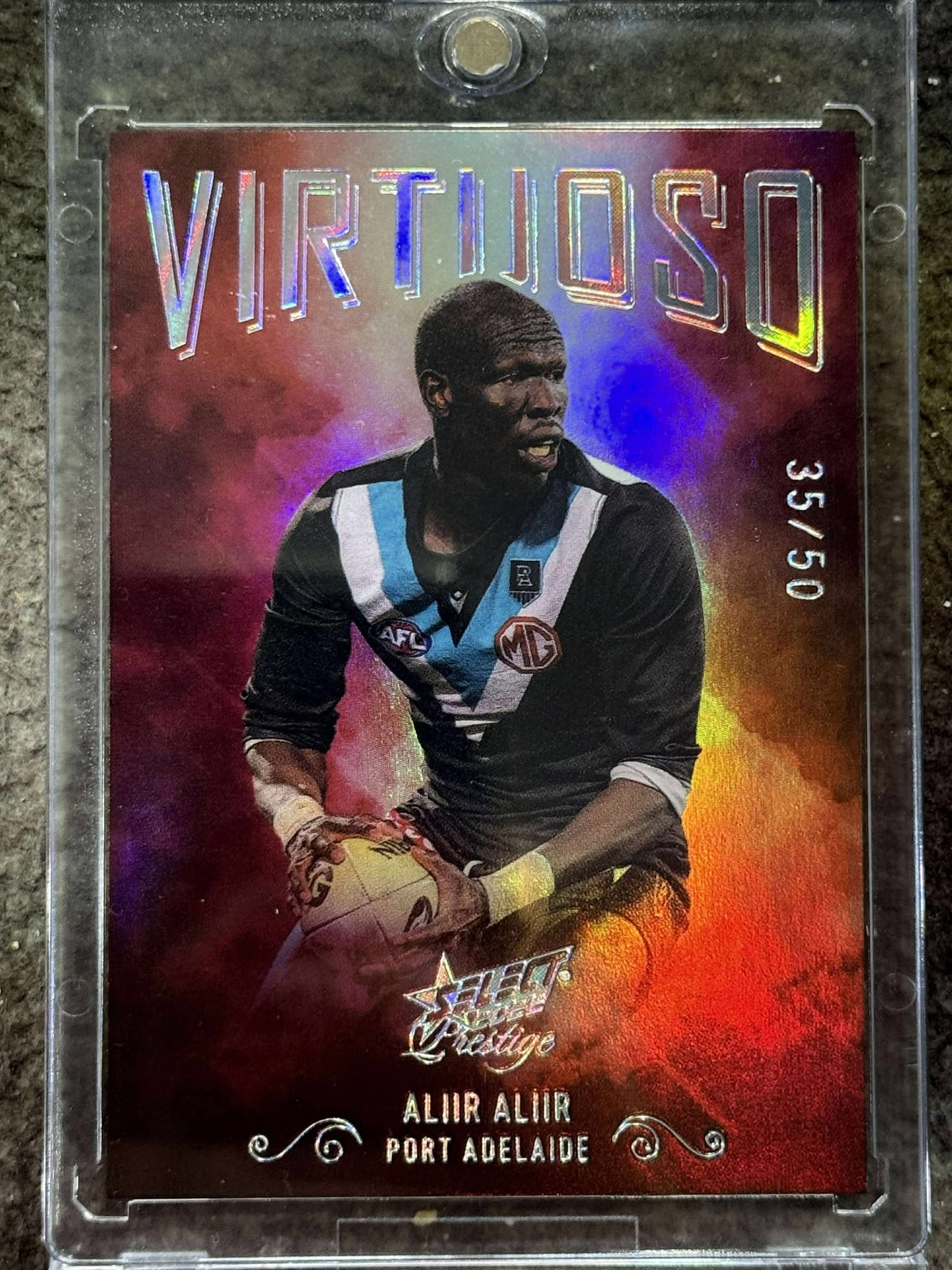 Aliir Aliir Port Adelaide 2022 Footy Stars Prestige Virtuoso 35/50