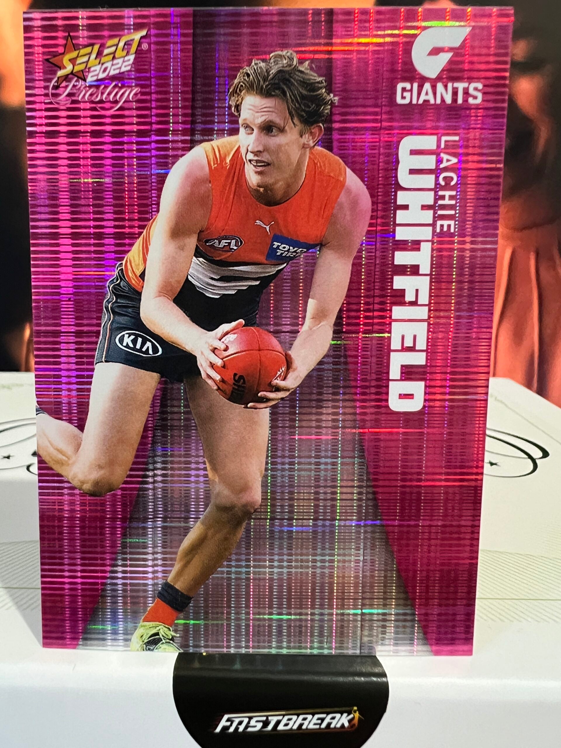 Lachie Whitfield - GWS - 2022 - Prestige - Pink Paralell - 215/325