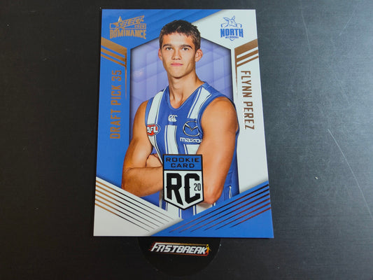 Flynn Perez - North Melbourne - 2020 - Dominance - Rookie Card - 105/295