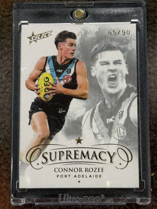 Connor Rozee Port Adelaide 2021 Supremacy Gold Base 65/90