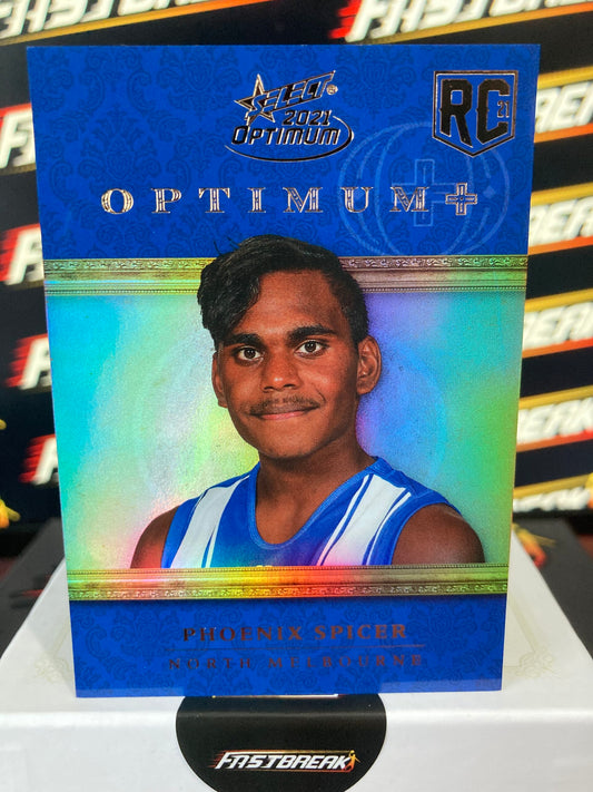 Phoenix Spicer North Melbourne 2021 Optimum Optimum + Rookie Paralell  91/115