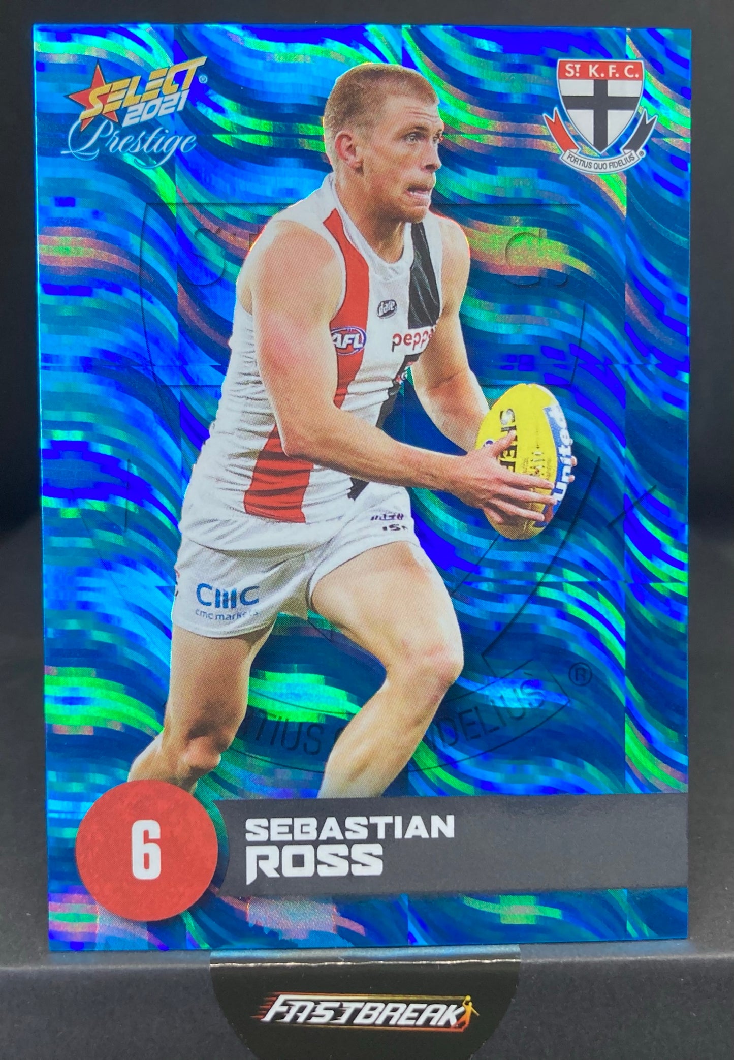 Sebastian Ross - St Kilda - 2021 - FS Prestige - Blue Paralell - 69/125