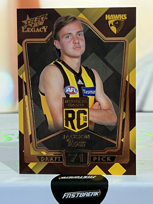 Jackson Ross - Hawthorn - 2018 - Legacy - Rookie Card - 203/250