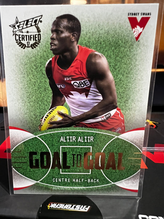 Aliir Aliir - Sydney - 2017 - Certified - Goal To Goal - 153/285