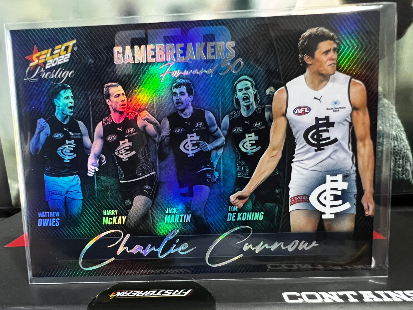 Charlie Curnow - Carlton - 2022 - Footy Stars Prestige - Gamebreakers - 714/750