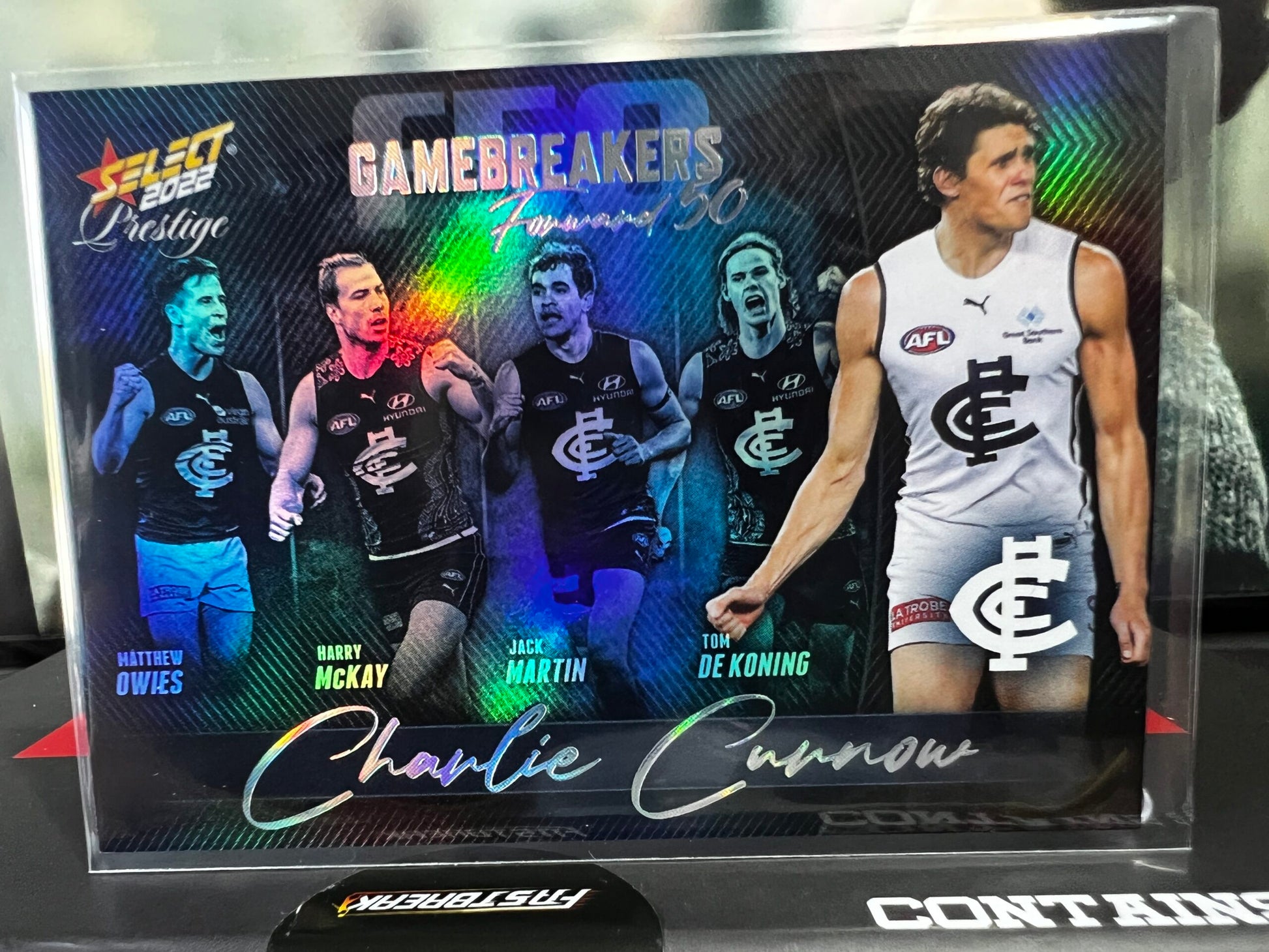 Charlie Curnow - Carlton - 2022 - Footy Stars Prestige - Gamebreakers - 714/750