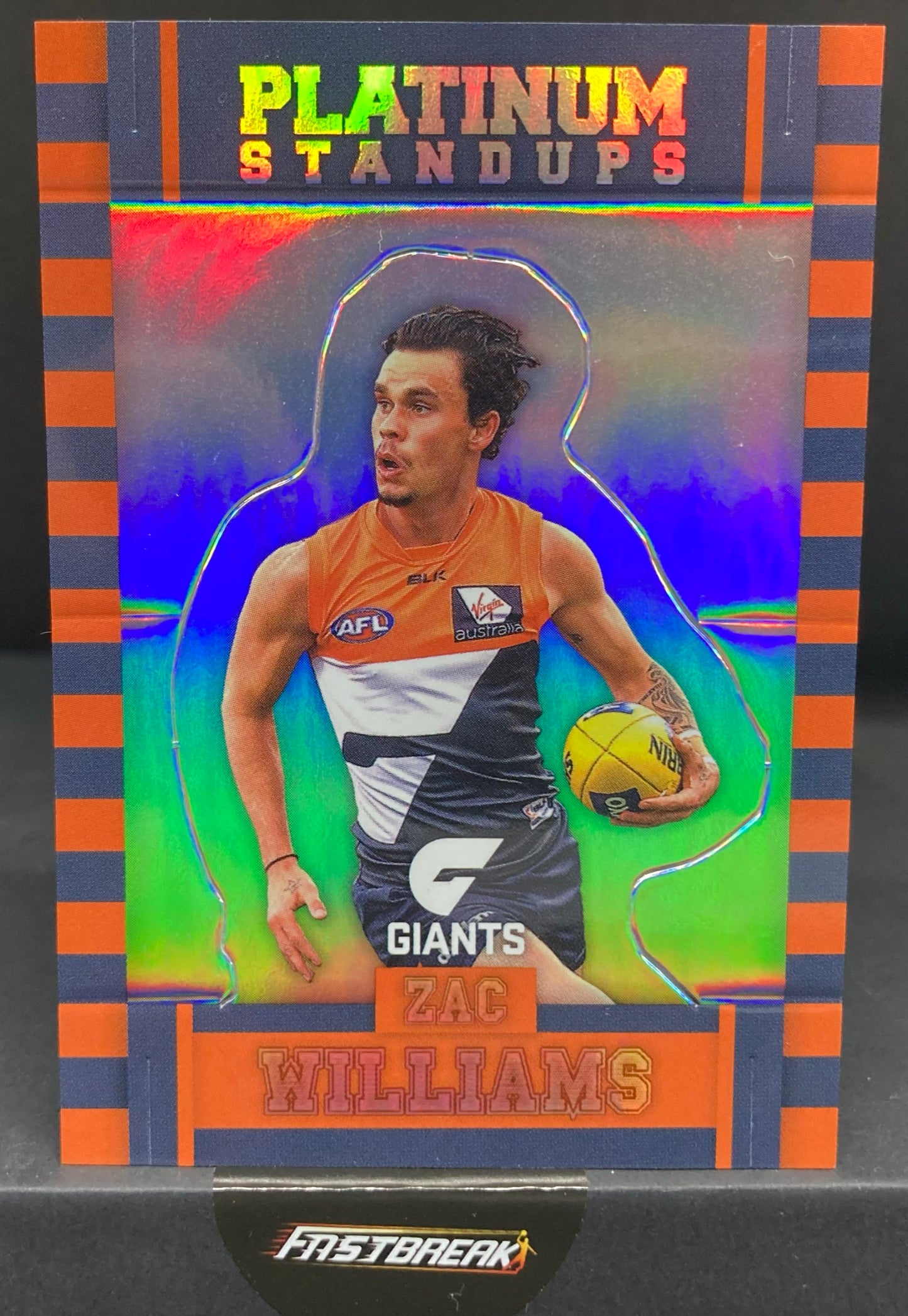 Zac Williams - GWS - 2017 - Footy Stars - Platinum Standups - 286/375