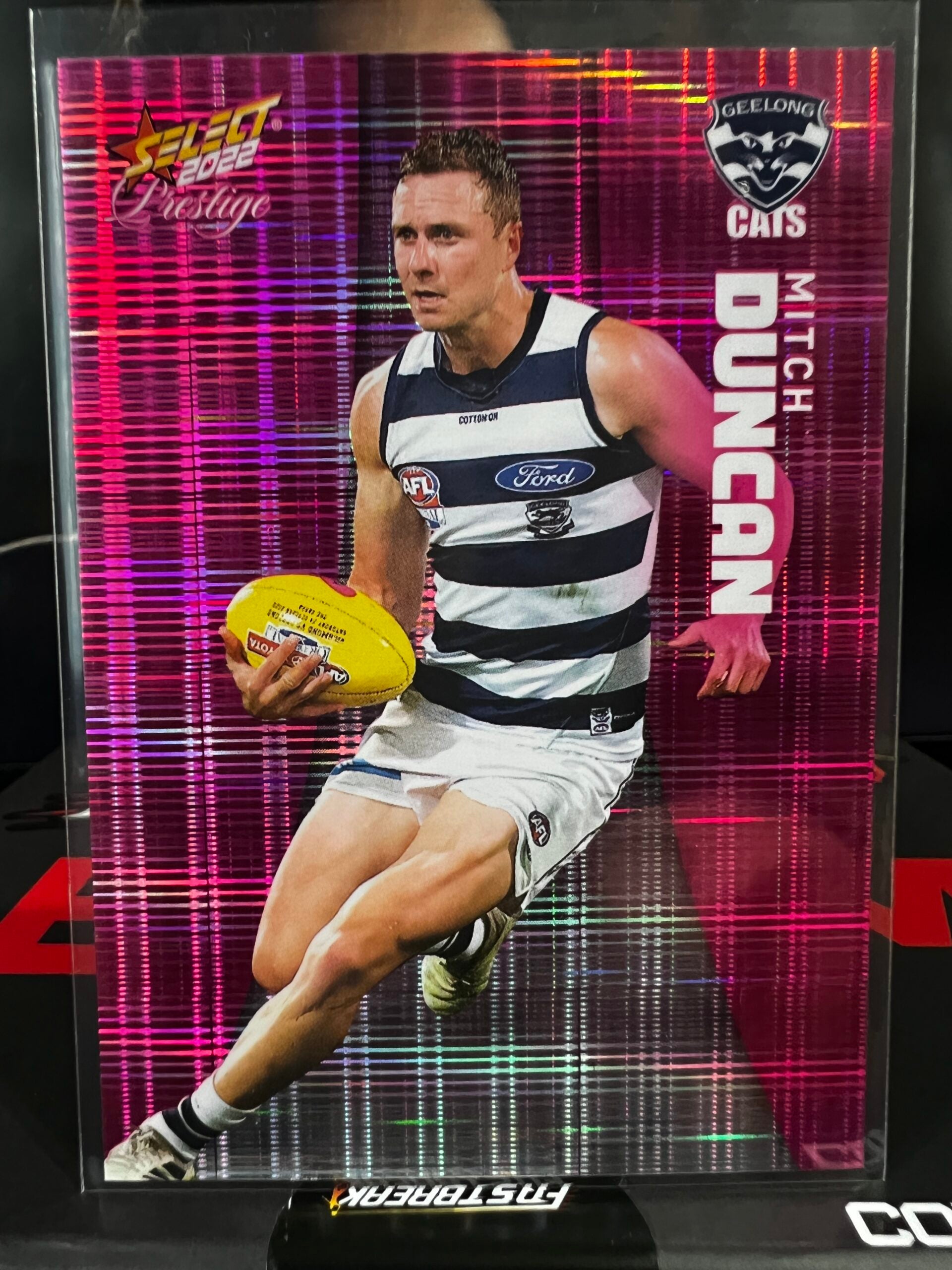 Mitch Duncan - Geelong - 2022 - Footy Stars Prestige - Pink Parallel - 237/325