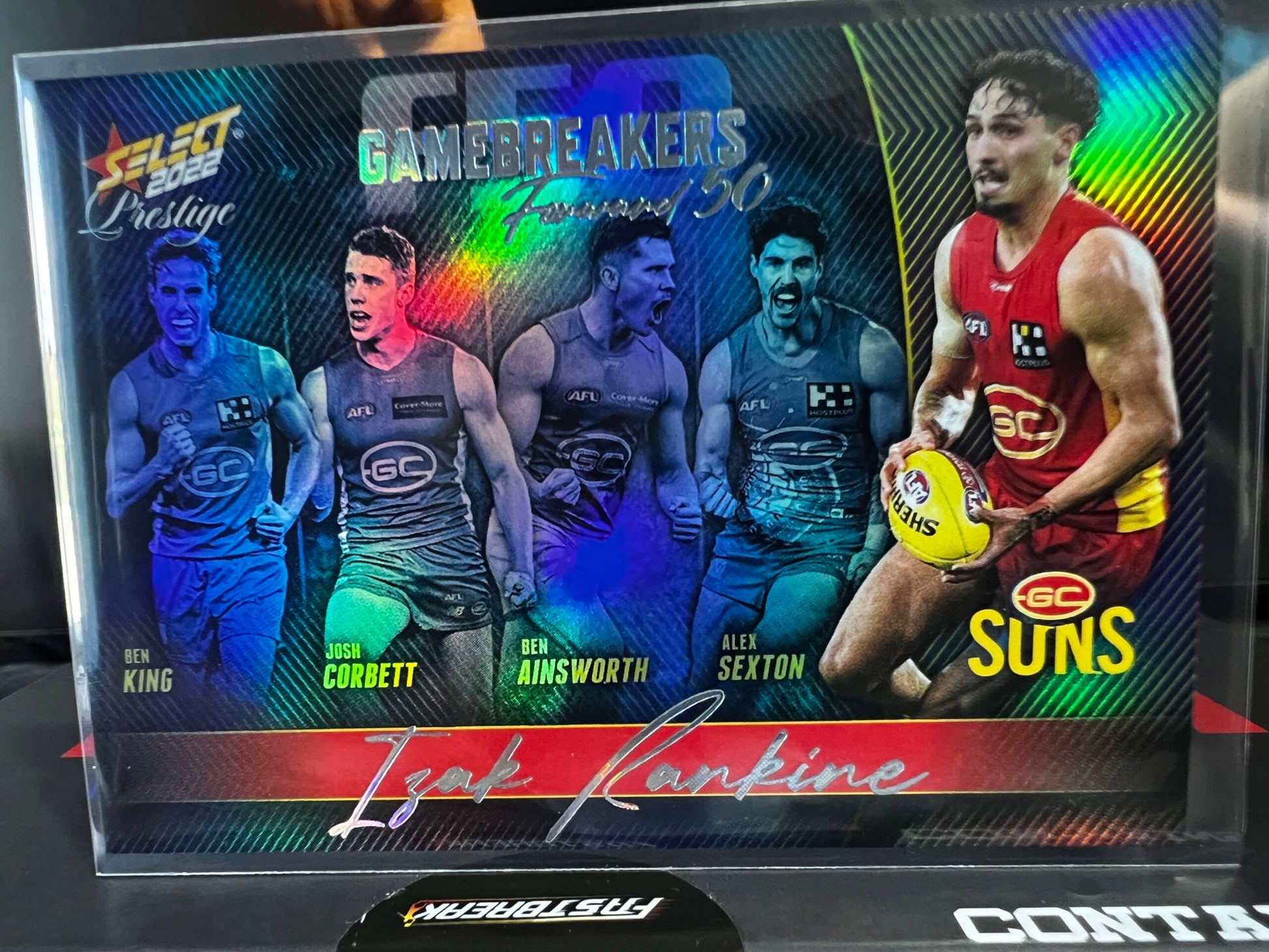 Isak Rankine - Gold Coast - 2022 - Footy Stars Prestige - Gamebreakers - 325/750