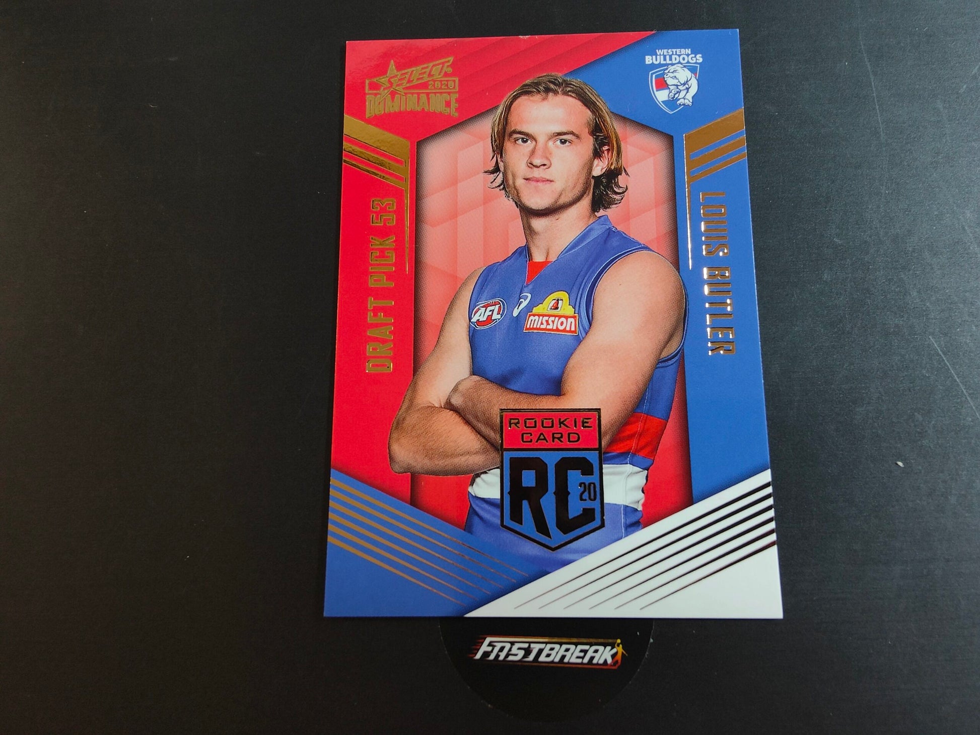 Louis Butler - Western Bulldogs - 2020 - Dominance - Rookie Card - 167/295