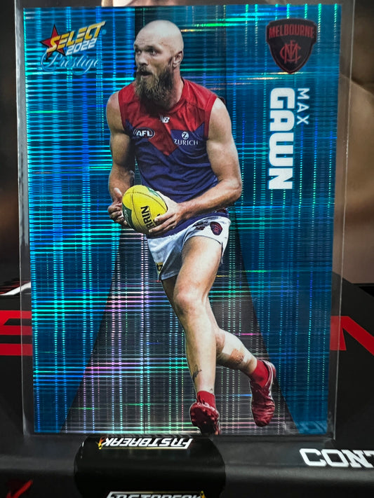 Max Gawn - Melbourne - 2022 - Footy Stars Prestige - Blue Parallel - 80/110