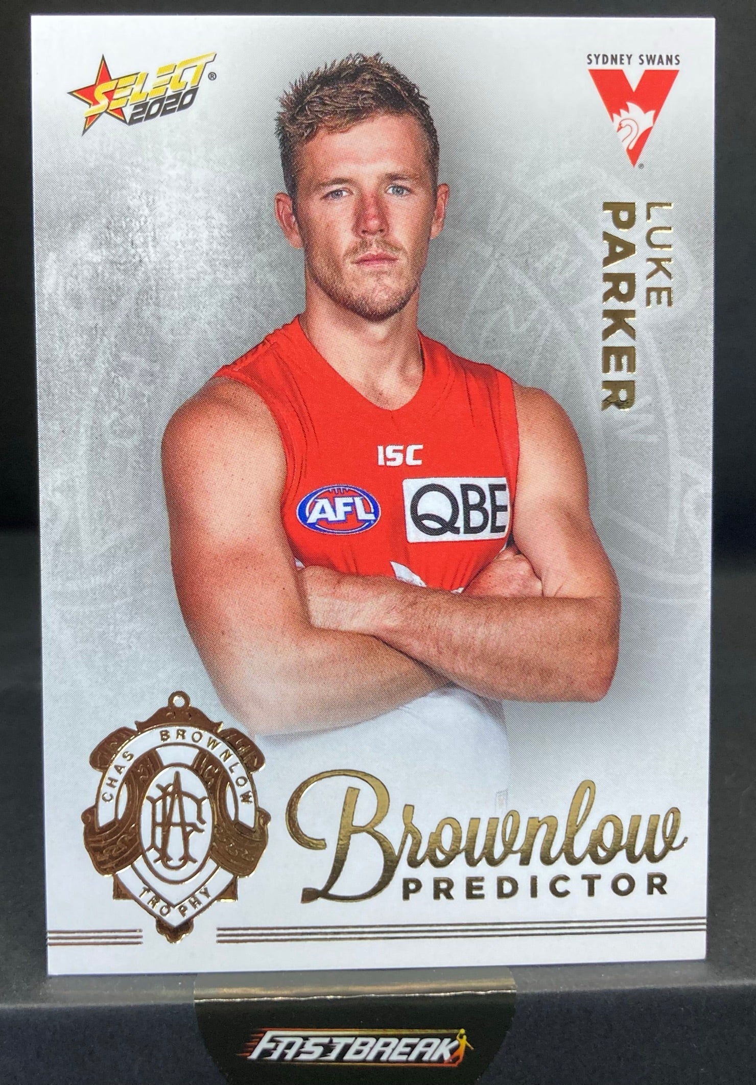 Luke Parker - Sydney - 2020 - Footy Stars - Brownlow Predictor - 38/140