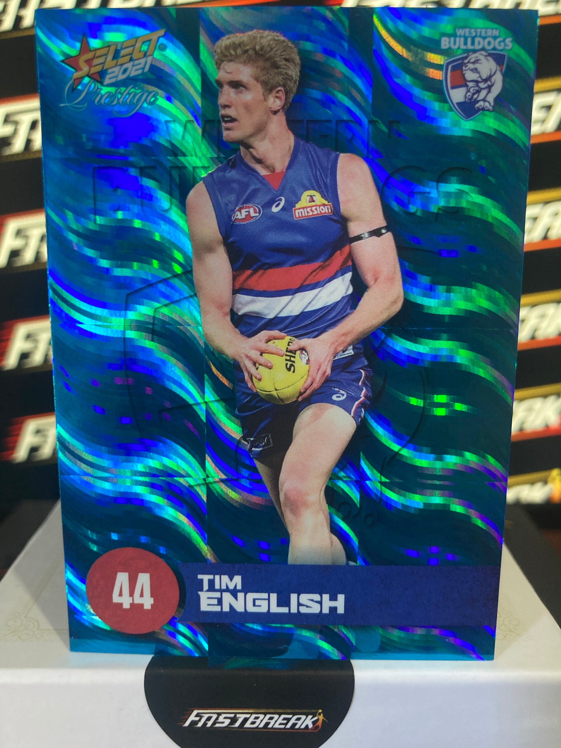 Tim English - Western Bulldogs - 2021 - Prestige - Blue Paralell - 58/125