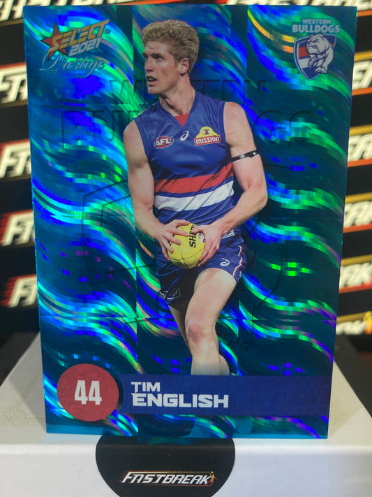 Tim English - Western Bulldogs - 2021 - Prestige - Blue Paralell - 58/125