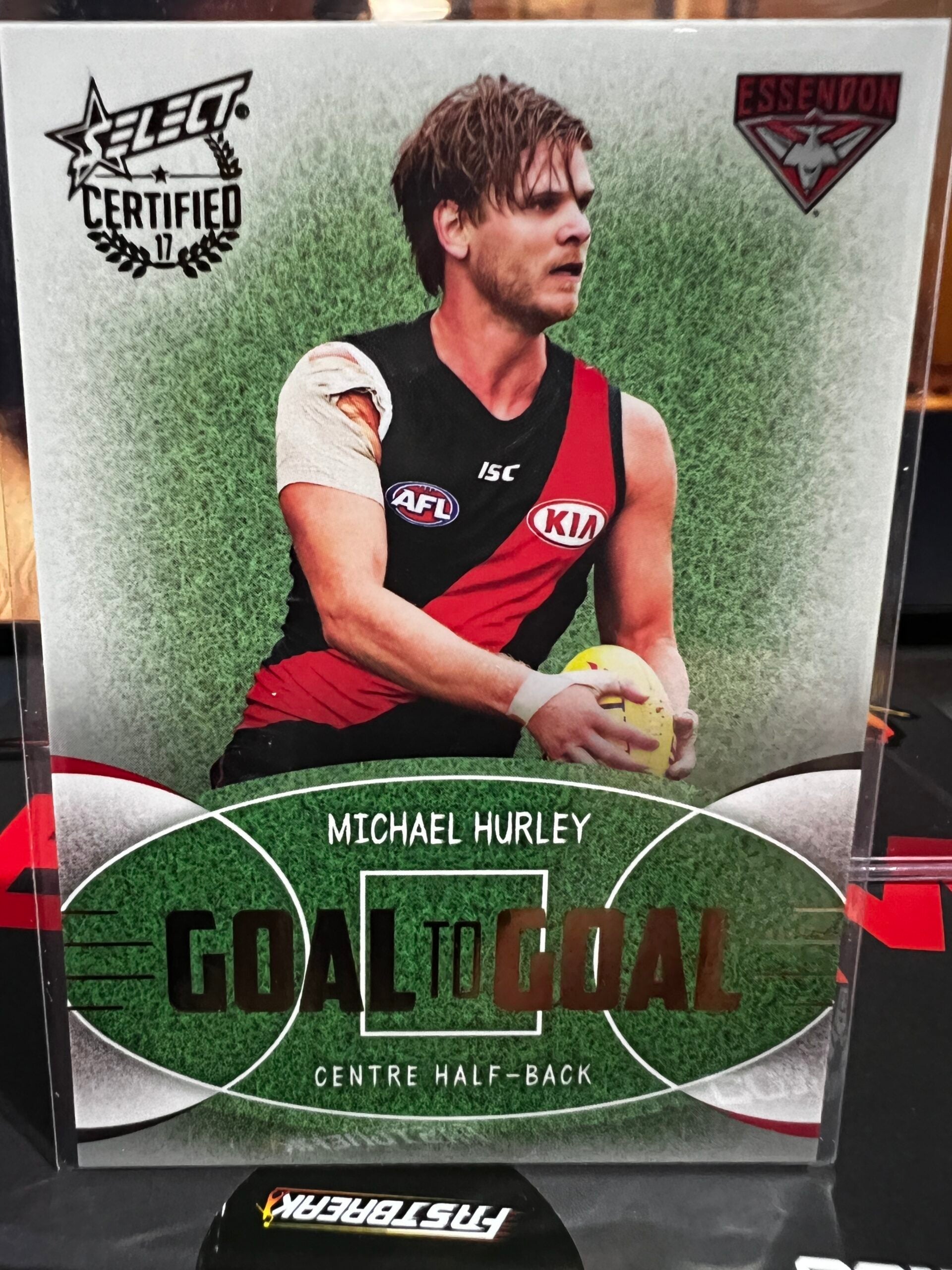 Michael Hurley - Essendon - 2017 - Certified - Goal To Goal - 136/285