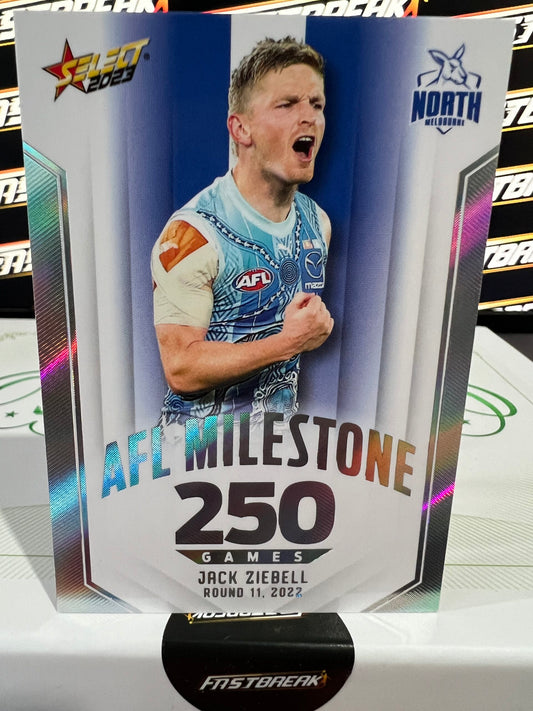 Jack Ziebell - North Melbourne - 2023 - Footy Stars - Milestone -
